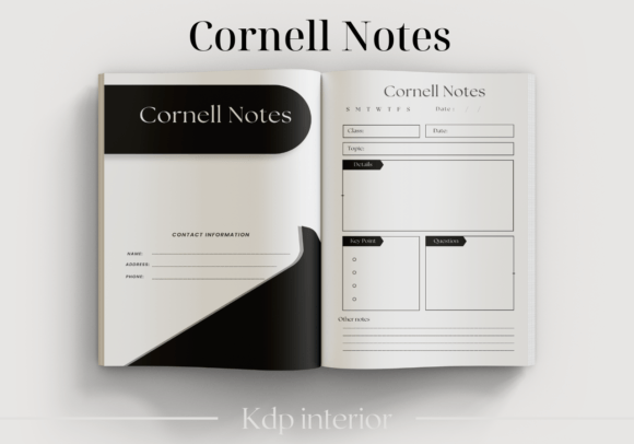 Download Cornell Notes Notebook - Kdp Interior - Premium Resources