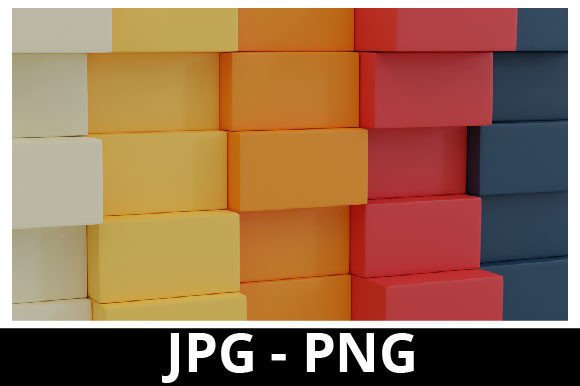 Download 3d Rendered Colorful Cube Perfect for Ba - Colorful Collection