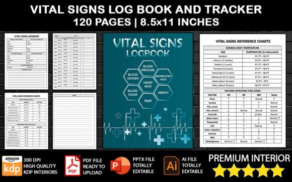 Download Vital Signs Log Book and Tracker - Vital Collection