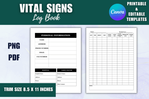 Download Vital Signs Log Book - Vital Collection