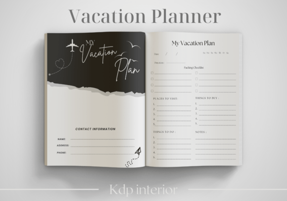 Download Vacation Planner | KDP Interior - Interior Collection