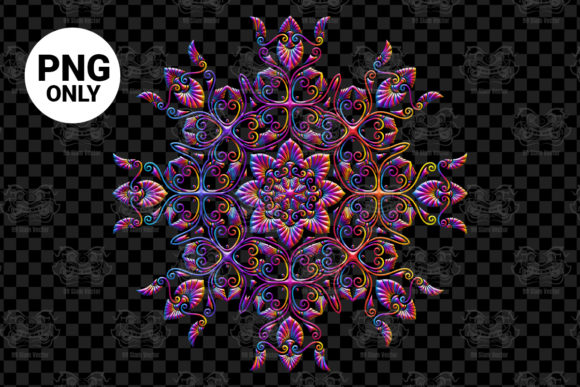 Download Colorful Floral Mandala Sublimation - Colorful Collection