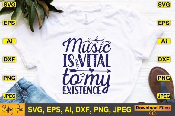 Download Music is Vital to My Existence SVG - Vital Collection